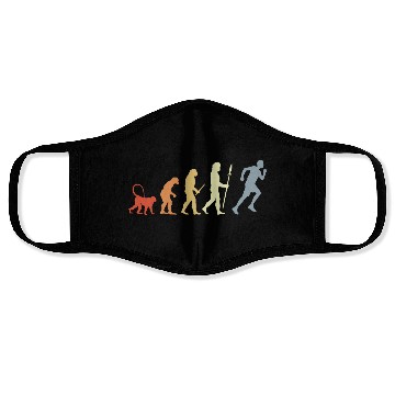 Discover Vintage Runner Evolution Face Masks