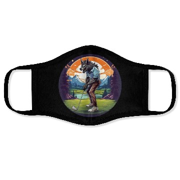 Discover Scary Halloween Party Costume Werewolf Golf Face Masks