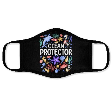 Discover Environmental protection nature conservation Ocean Face Masks