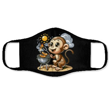 Discover Cute BBQ Monkey Face Masks