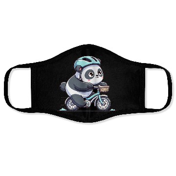 Discover Cute Cyclist Panda Face Masks