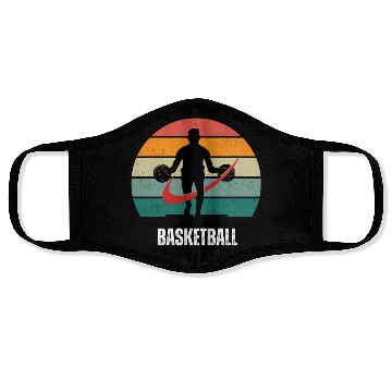 Discover Retro Basketball Classic,athletic men outfits Face Masks