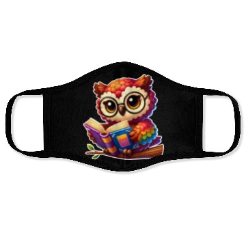 Discover If you need me Owl be Reading Owl Face Masks