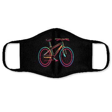 Discover Cycling Vaporwave Face Masks