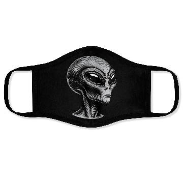 Discover Grey Alien Face Masks