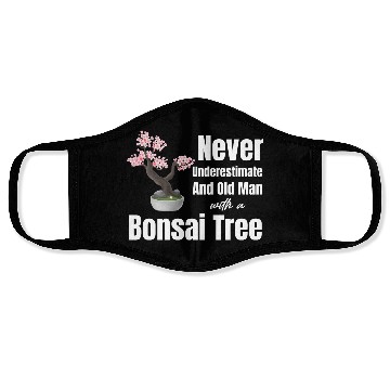 Discover Never Underestimate An Old Man With A Bonsai Tree Face Masks