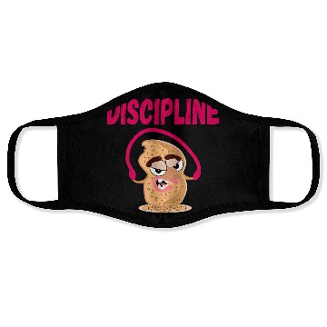 Discover PEANUT CARTOON ROPE SKIPPING DISCIPLINE Face Masks