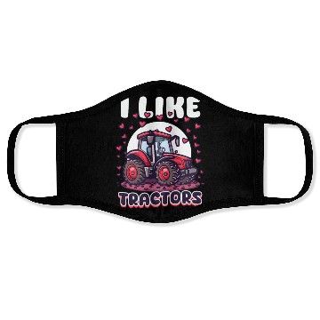 Discover Farmer I Like Tractors Face Masks