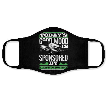 Discover Landscaper Gardener Love Lawn Mowing Face Masks