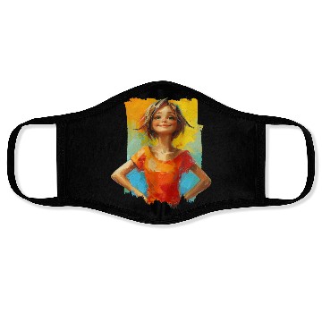 Discover Confidence with bold paint strokes and fearless Face Masks