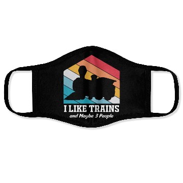 Discover Model Train I Like Trains And Maybe Three People Face Masks