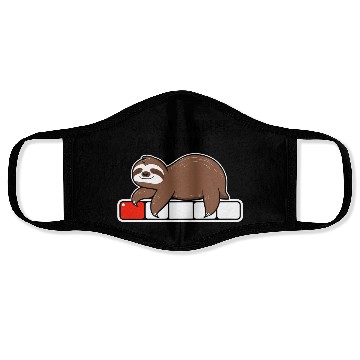 Discover Sloth Energy Loading Please Wait Face Masks