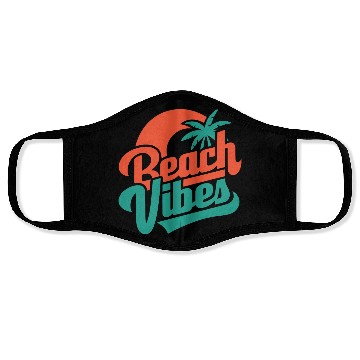 Discover Beach Vibes Face Masks