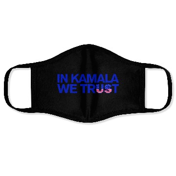Discover In Kamala we trust - US Election 2024 Face Masks