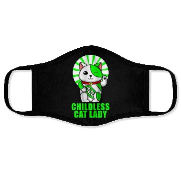 Discover childless cat lady Face Masks