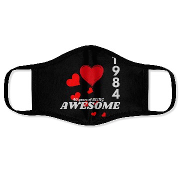 Discover Funny 40th Birthday Gift Face Masks for Men women