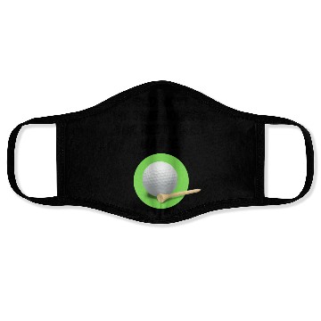 Discover I spend most of my time golfing Face Masks