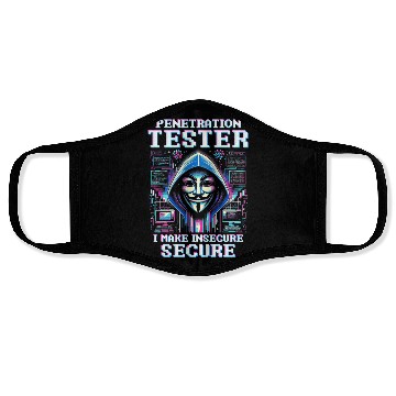 Discover Penetration Tester: I make insecure secure Face Masks