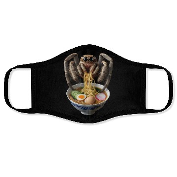 Discover Spider Eating Ramen Realistic Face Masks