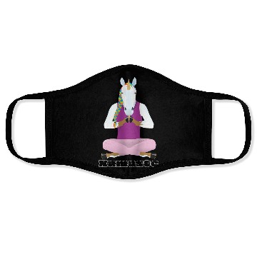 Discover Yoga Unicorn Face Masks