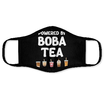 Discover Powered By Boba Tea Bubble Japan K-pop Korean Face Masks