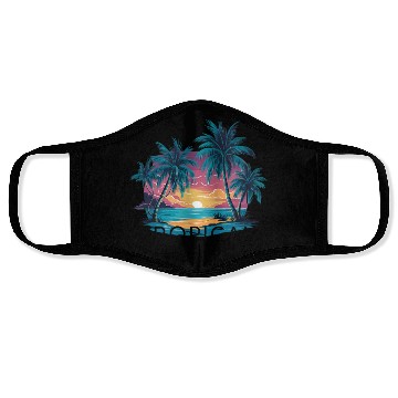 Discover TROPICAL PARADISE Face Masks