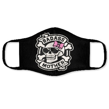 Discover Badass Mother Skull LIKE US ON FACEBOOK # Face Masks