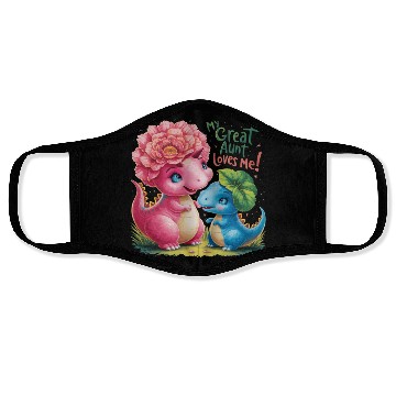 Discover My Great Aunt Loves Me Face Masks