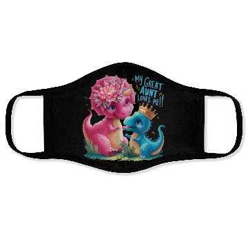 Discover My Great Aunt Loves Me Face Masks