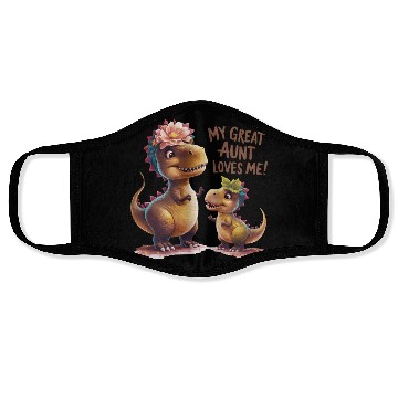 Discover My Great Aunt Loves Me Face Masks