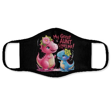 Discover My Great Aunt Loves Me Face Masks