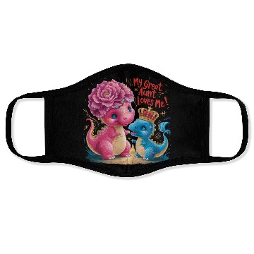 Discover My Great Aunt Loves Me Face Masks