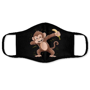 Discover Cute Monkey for Kids for a Kid Face Masks