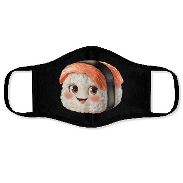 Discover Happy Sushi Realistic Face Masks