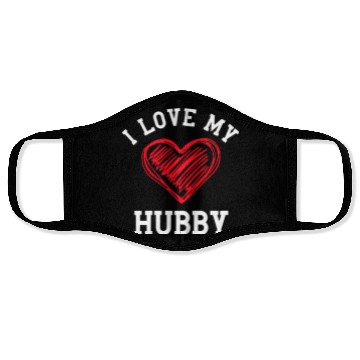 Discover I Love My Hubby Face Masks