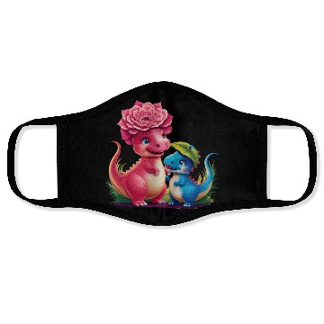 Discover My Great Aunt Loves Me Dinosaur Face Masks