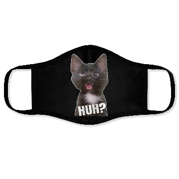 Discover Funny Cross Eyed Cat Meme Huh Funny Cat Face Masks