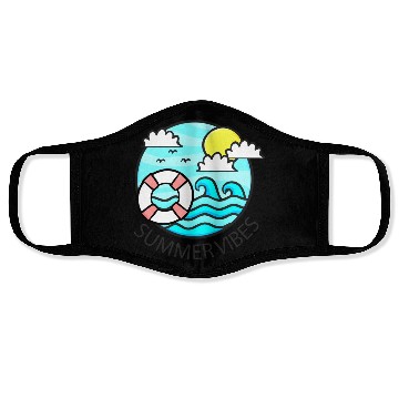 Discover Summer Vibes Face Masks