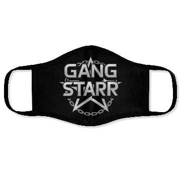 Discover Gangstarr Logo Face Masks - Classic Hip-Hop Design