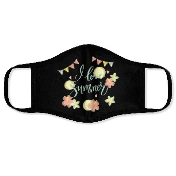 Discover I Love Summer Face Masks
