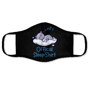 Discover Official Sleep Face Masks Cat Lover Pajamas