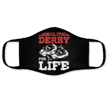 Discover Demolition Derby Driver For Life For Derby Driver Face Masks