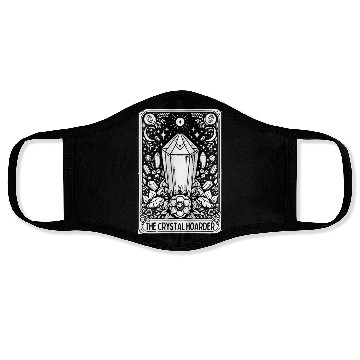 Discover Crystal Hoarder Tarot Card Face Masks