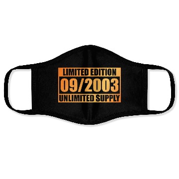 Discover 21st birthday Limited Edition - ꝏ Supply 09/2003 Face Masks