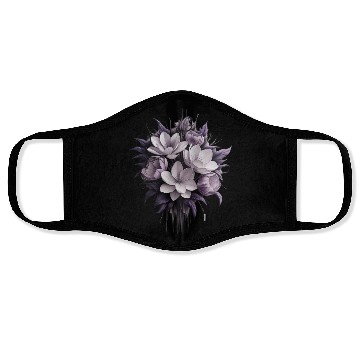 Discover Cute flower purple Face Masks