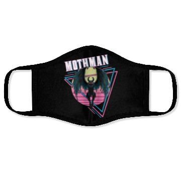 Discover Mothman Retro Vintage Monster Creepy Cryptid Face Masks