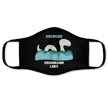 Discover Ogopogo Okanagan Lake Monster Cryptid Face Masks