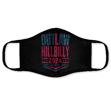 Discover Vintage Elections Outlaw Hillbilly US Flag Face Masks