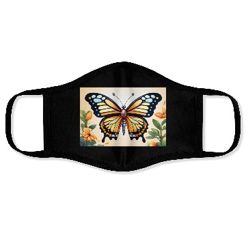 Discover "Colorful Abstract Vector Art" Face Masks