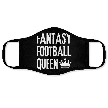 Discover Fantasy Football Queen Face Masks
